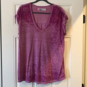 Free People Purple Top